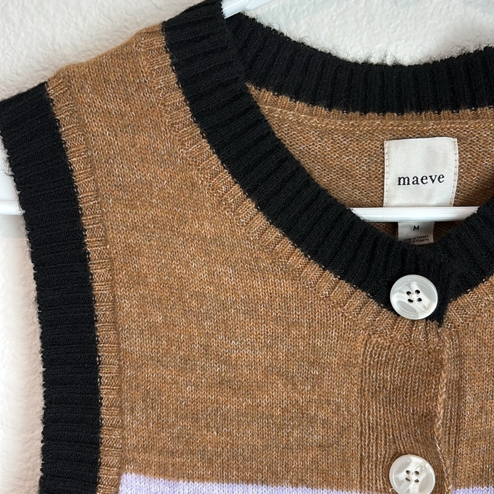 Maeve Sweater Vest Medium - Picture 2 of 4